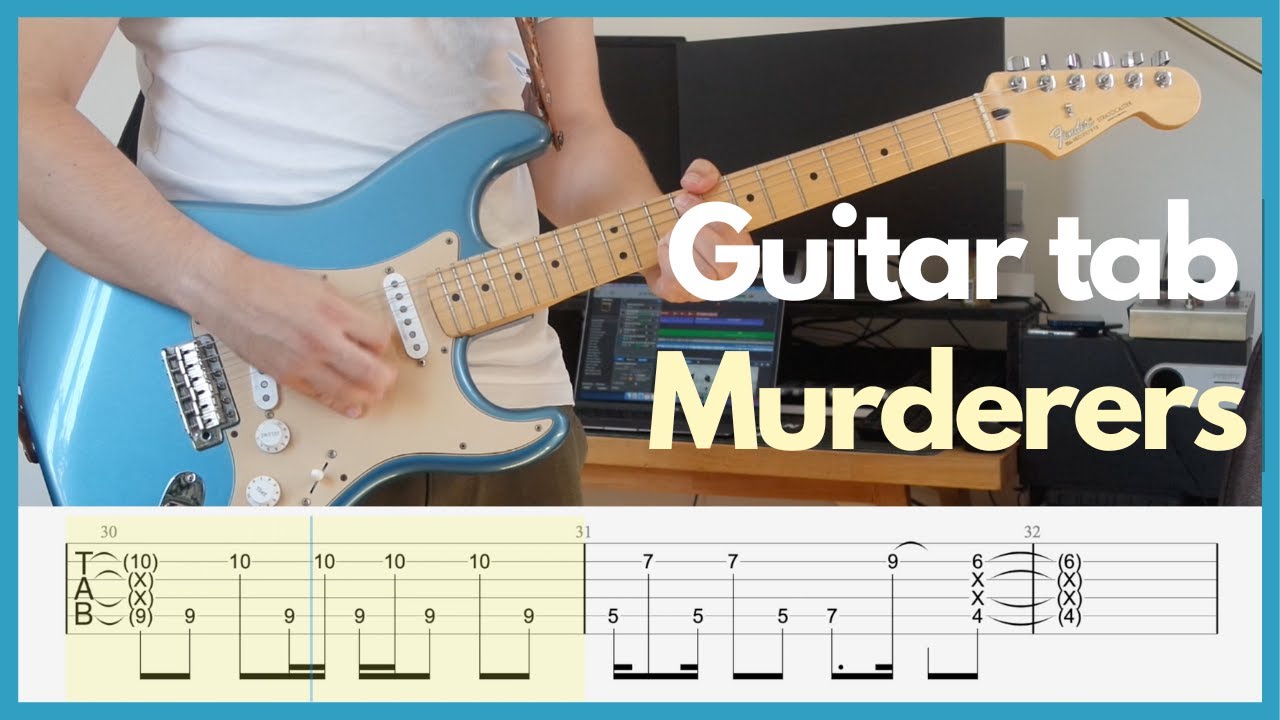 murderers guitar pro tab by John Frusciante @
