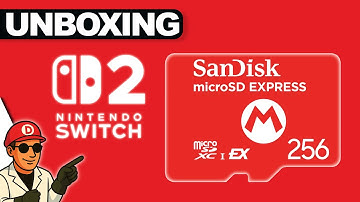 🚀 Unboxing the SanDisk microSD Express Card for Switch 2! | 256GB Speed Test 4k - 120 fps