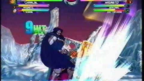MvC2: Charlie - Crossfire Blitz freezes assist twice