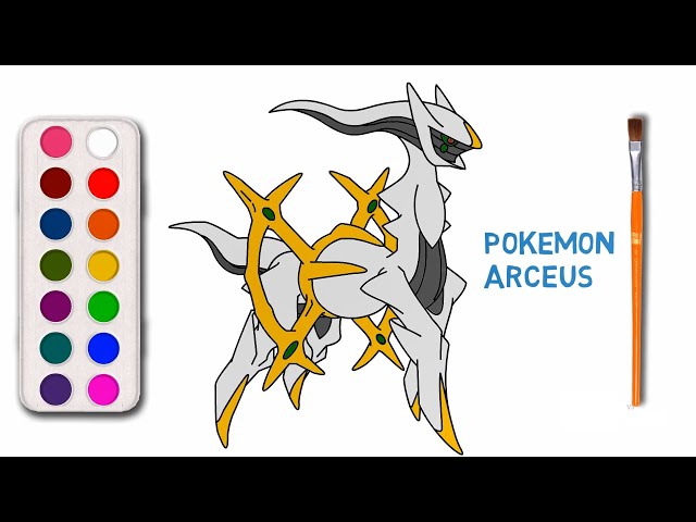 Vẽ Pokemon Arceus | Top 10 Pokemon Mạnh Nhất - Youtube