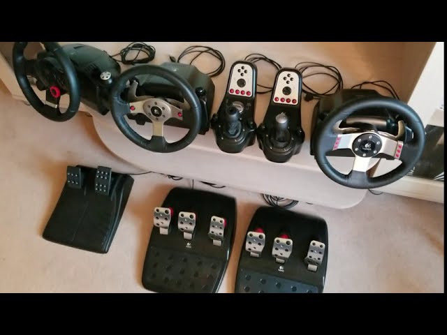 Logitech G25 / G27 / Driving GT wheels visual comparison and Force Test - YouTube