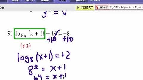 How to Solve Logarithm Equations: Self Quiz 2