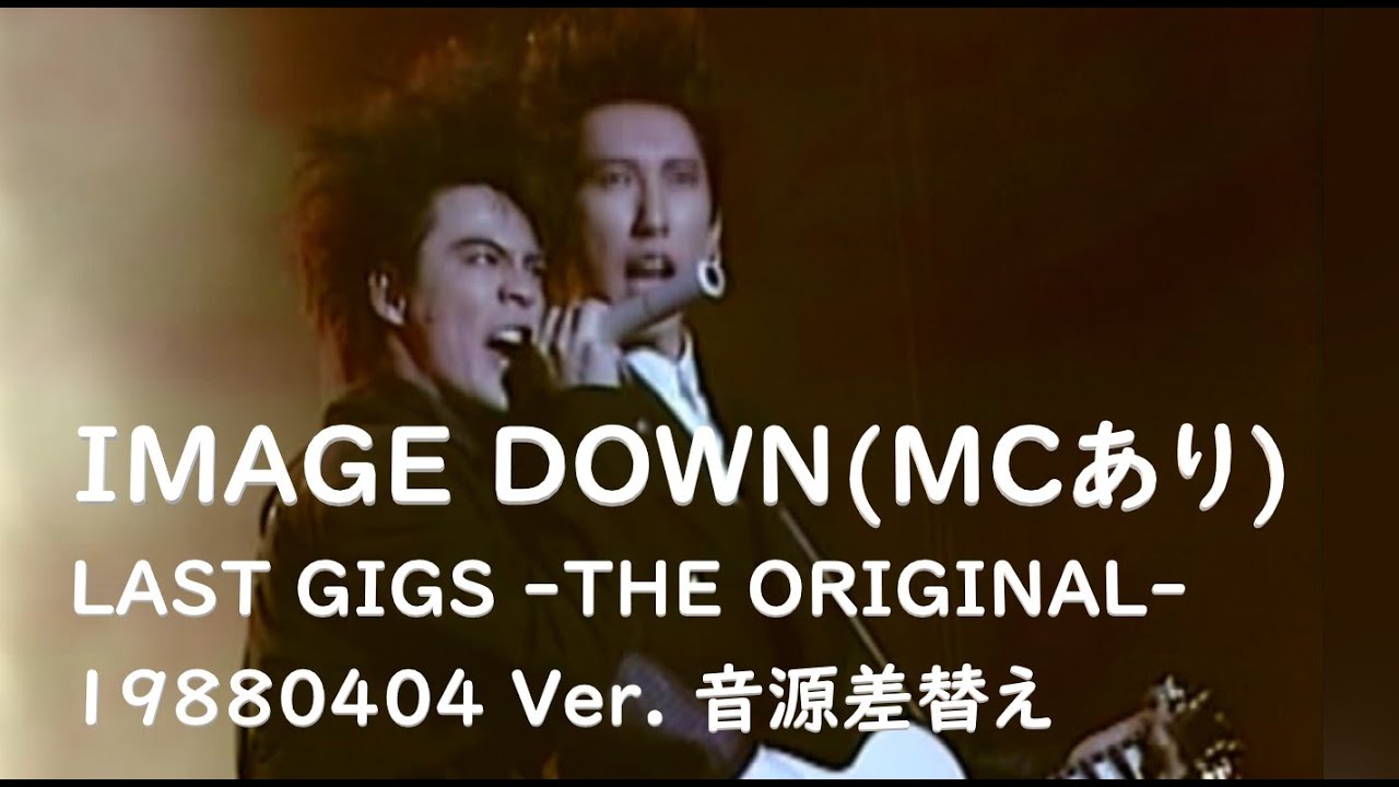 IMAGE DOWN　880404 LAST GIGS -THE ORIGINAL- 15