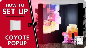 Coyote™ 3x3 Popup Display Booth - Set Up & Assembly