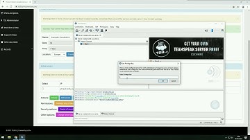 How to create a Free TS3 server Hosted in 2023 permanent with dedicated subdomain