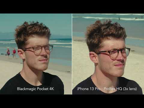 iPhone 13 Pro vs Blackmagic Pocket 4K