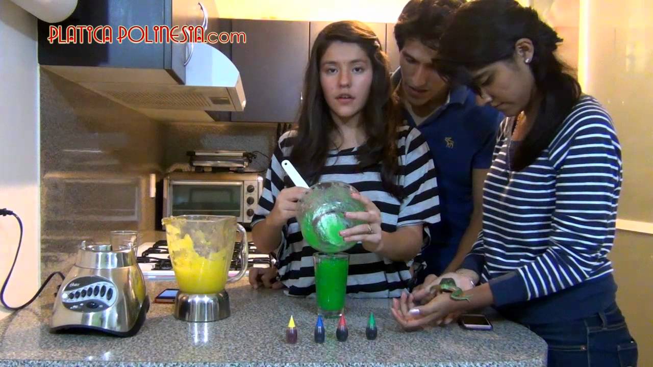 Preparando la Bebida Polinesia para ver las Olimpiadas 2012 de London polinesios cancion