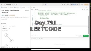 Day 791: LeetCode Problem 144. Binary Tree Preorder Traversal - Swift