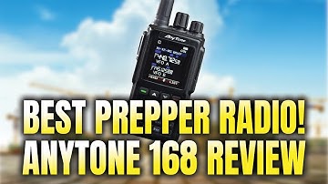 Best Prepper Radio! Anytone 168 Review | resilientcivilian