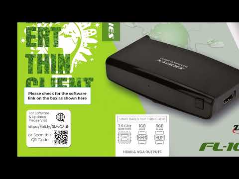 Nseries FL100 Thin Client installation process