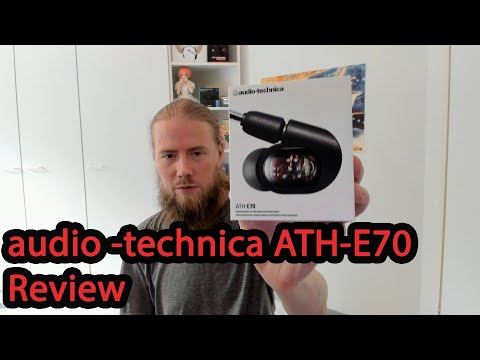 Lazy Reviews audio-technica ATH-E70 in-ear monitor headphones