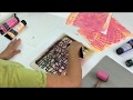 Stencilgirl products  gel plate printing part 2