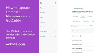How to Update Domain's Nameservers in GoDaddy
