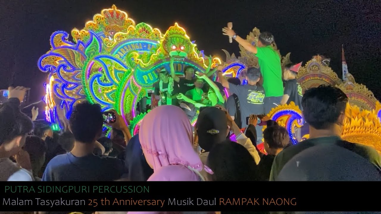 Meriahnya Malam Tasyakuran Happy 25 th Anniversary Musik Daul RAMPAK NAONG | Pamakesan