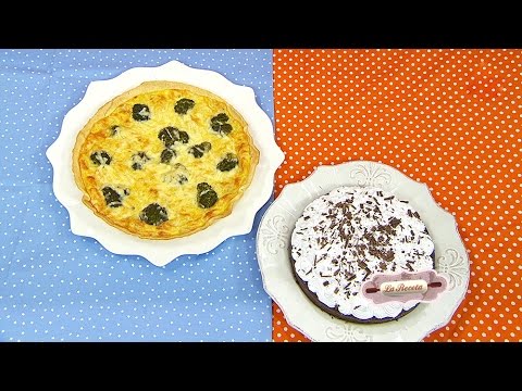 Tarta de brócoli y Tortitas de chocolate y maracuyá