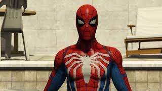 Knocking Hulk and Other NPC Ragdolls into the Pool by Cool and Naughty Spiderman (GTA5 Mods)
