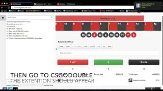 Quick Tutorial Autobotscript For Csgodouble.com, Easy Profit