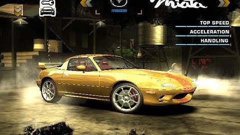 NFS Most Wanted - Mazda MX-5 Miata NA (Tuned)