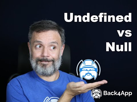 Empty (or Undefined) and Null