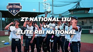 9th INNING | ZT NATIONAL 13U vs ELITE RBI NATIONAL | 2024 13U Houston Super Regional NIT