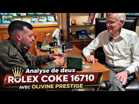 Analysis of two Rolex GMT-Master Coke 16710s with prestige olivine