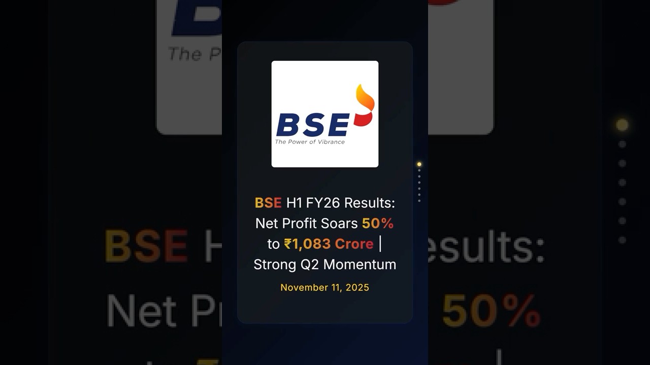 Результаты BSE за первое полугодие 2026 финансового года: чистая прибыль выросла на 50% до 1083 к...