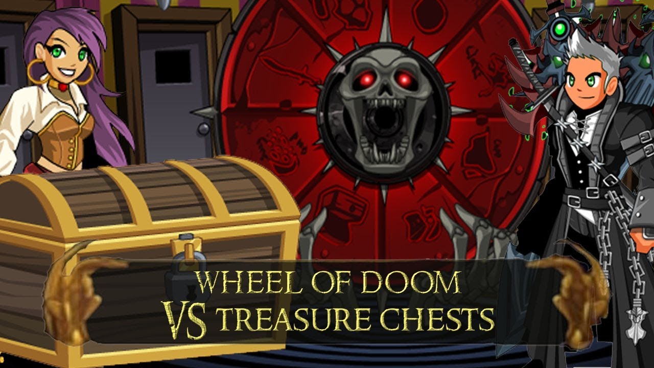 AQW Wheel Of Doom Vs Treasure Chests | Which one is the best?