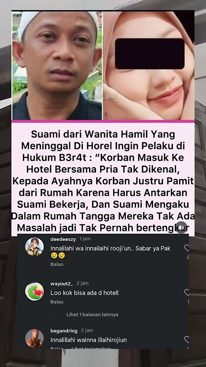 Husband Wants Perpetrator to be Punished Severely #homepage #viralshort #latestnews #fypindonesia...