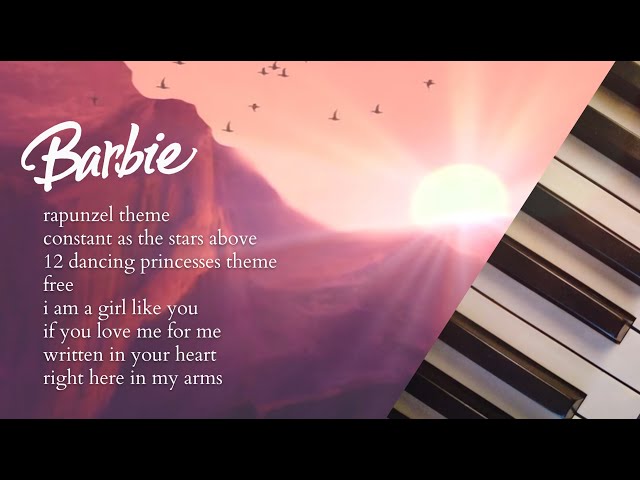 soft u0026 nostalgic barbie piano instrumentals ♪ class=