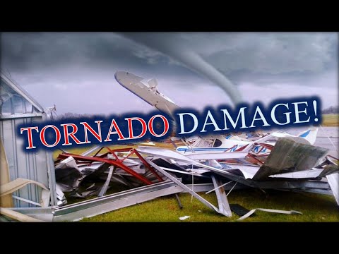 Tornado Damage, December 11, 2021– Danville, KY Airport