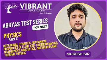 ABHYAS Test Series | NEET | Physics Part 3 | Video Solutions