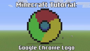 Minecraft Tutorial: Google Chrome Logo