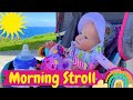 Beautiful reborn baby stroller walk with baby skya   new summer outfit change