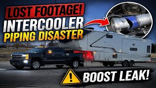 Lost footage, boost problems, RV transport lifestyle.