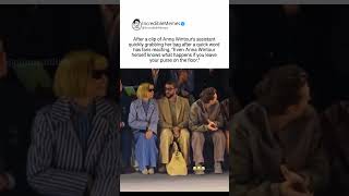 Fans react to Anna Wintour ensuring her purse stays off the floor #annawintour