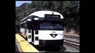 NJT - Newark City Subway - Front End View - July, 1999