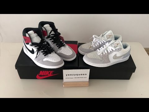 Nice Jordan In The Summer Air Jordan 1 Low Paris White Sky Grey Retro High Og Light Smoke Grey Youtube