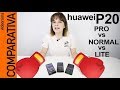 Huawei P20 comparativa Pro Normal Lite -todas las DIFERENCIAS-