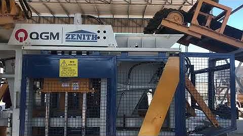 QT6 automatic block making machine made by QGM.