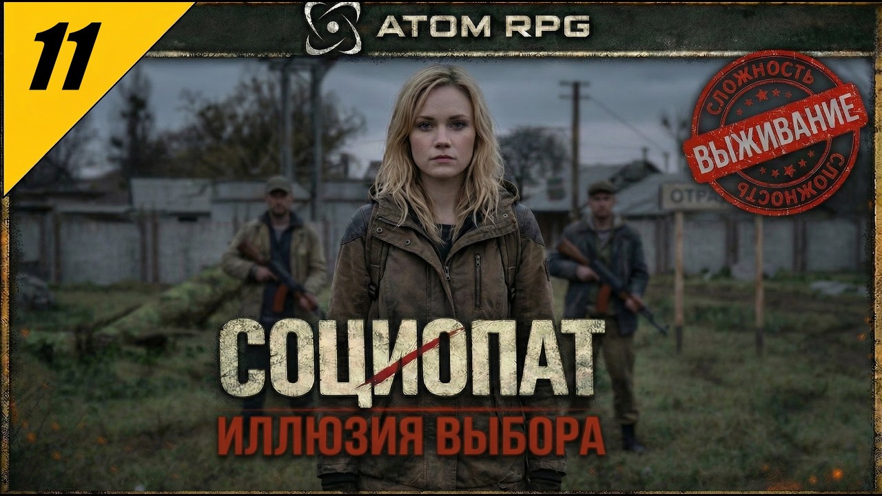 ATOM RPG — Иллюзия выбора | Злое прохождение на сложности ВЫЖИВАНИЕ №11