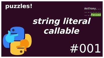 string literal callable linter (puzzle #001)