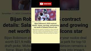Bijan Robinson's 2025 contract details: Salary, earnings, and growing net worth of Atlanta Falcon...