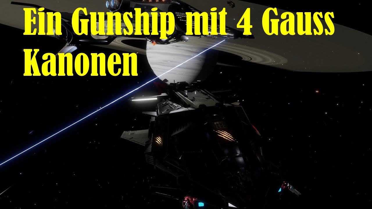 Elite Dangerous: Mit dem Federal Gunship und vier Gauss - Geschützen ...