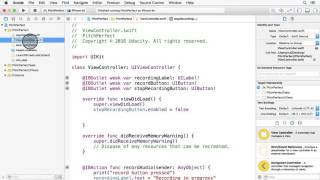 Renamimg the recording view controller