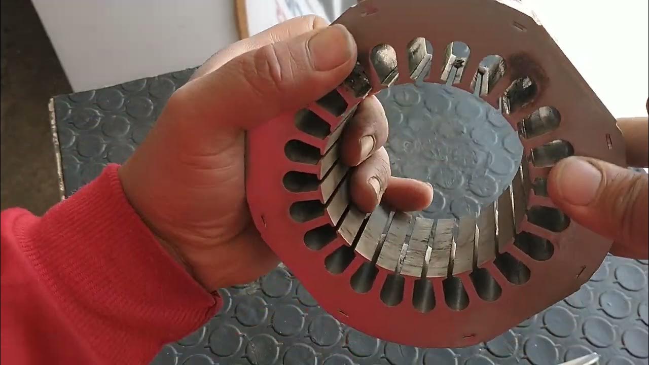 Embobinado de motores, como empapelar un motor eléctrico para embobinar