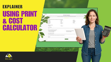 Using the Print Cost Calculator