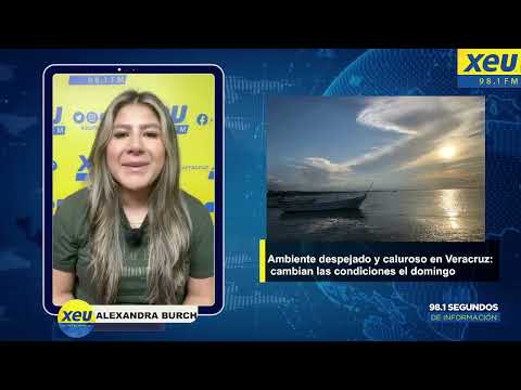 Ambiente despejado y caluroso en Veracruz: cambian las condiciones el domingo