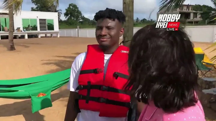 Chilling at Yvonne Nelson's Crocodiles Island with...