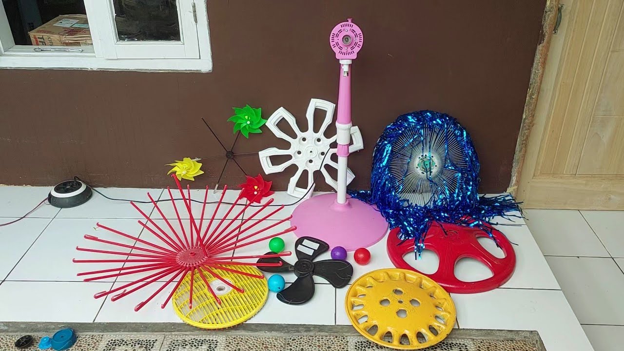 fan/kipas angin berdiri coba baling modifikasi