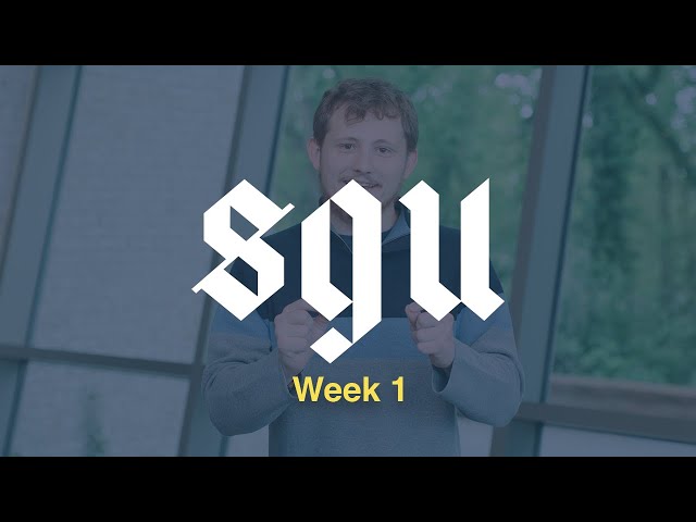 SGU | Made For Monday | Week 1